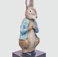 Peter Rabbit Bronze Garden Sculpture